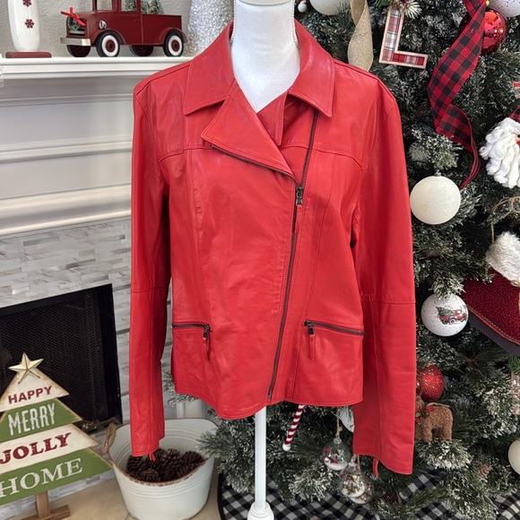 Pierrotucci Italian genuine leather woman’s jacket from Florence - Picture 13 of 13